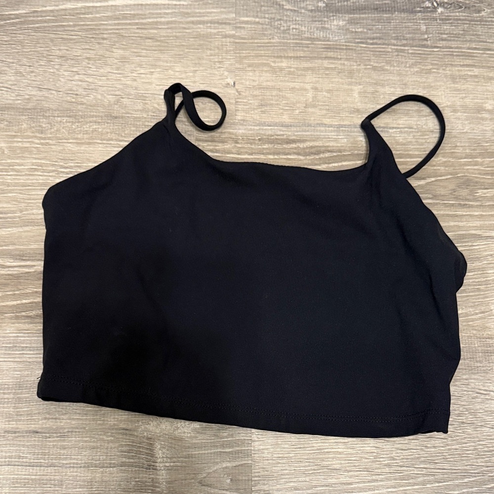 * NWOT Cropped camo w/ built in bra - no pads - medium